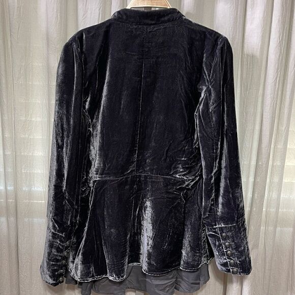 Free People Faye Velvet Jacket Size M - Picture 6 of 8